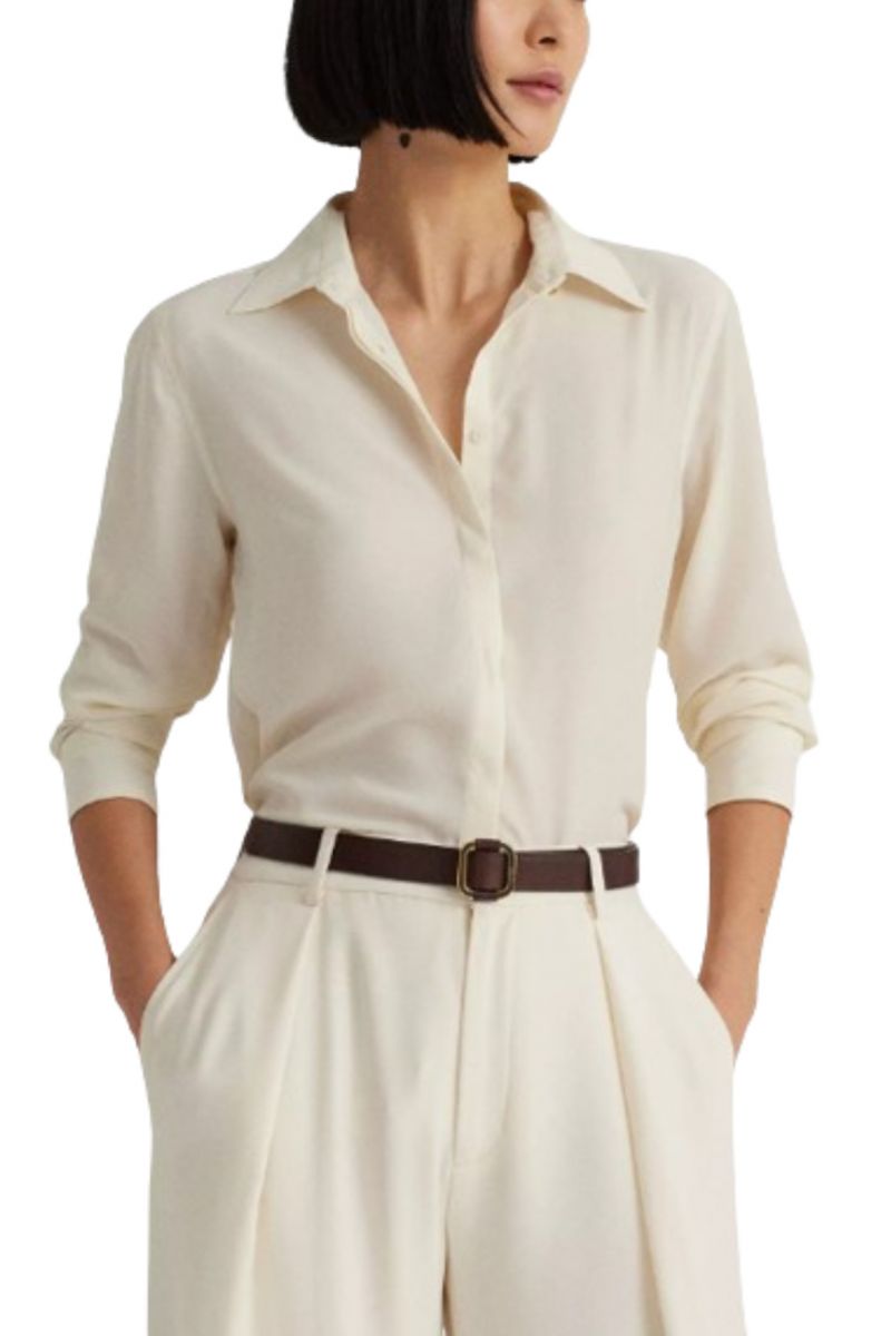 LAUREN RALPH LAUREN POLYCDC 79-SHIRT HS CREME