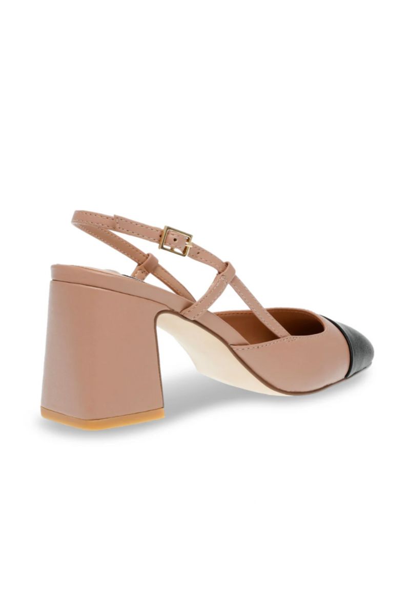 STEVE MADDEN - ZEINA SANDAL BEIGE/BLACK - 358143