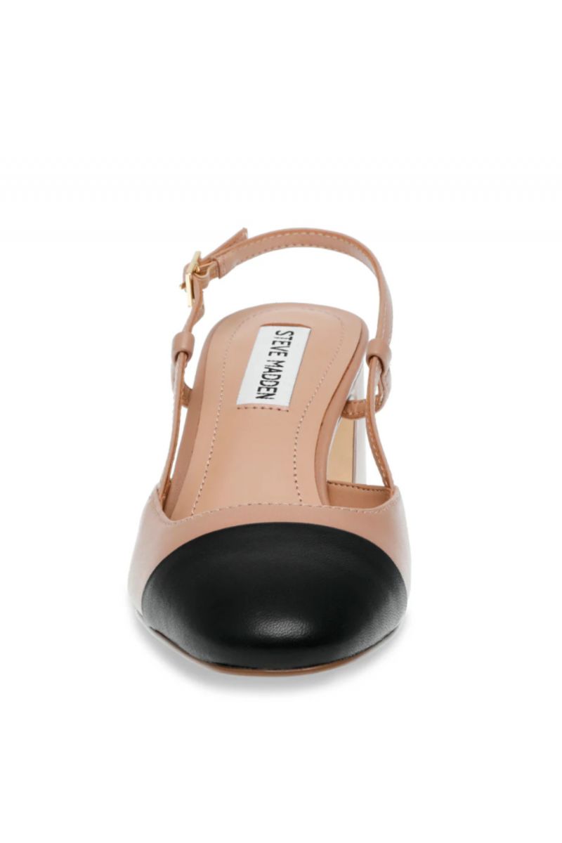 STEVE MADDEN - ZEINA SANDAL BEIGE/BLACK - 358143