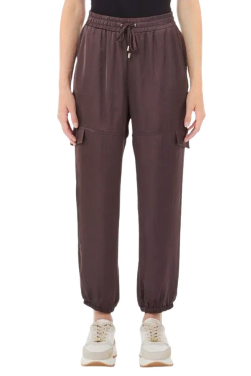 LIU JO SPORT TA5C17_ECS PANT TS TROTF LUNGO BROWN - 357563