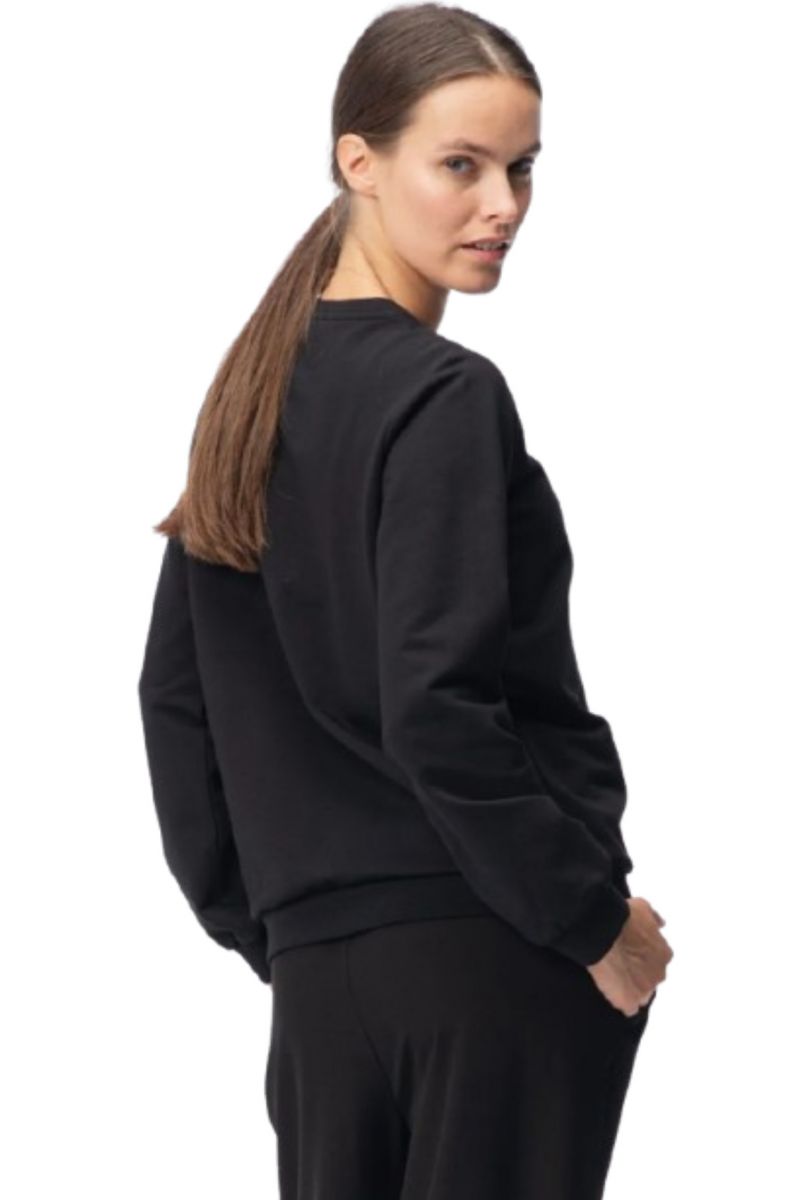 LIU JO SPORT TF4F02 ECS FELPA CHIUSA SWEATSHIRT BLACK