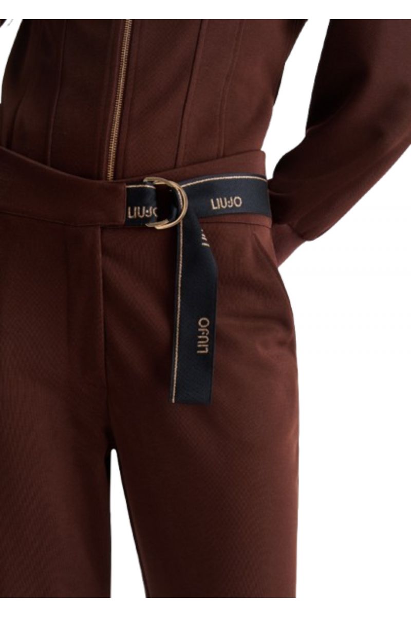 LIU JO SPORT TF4J35 PANT JERSEY BROWN