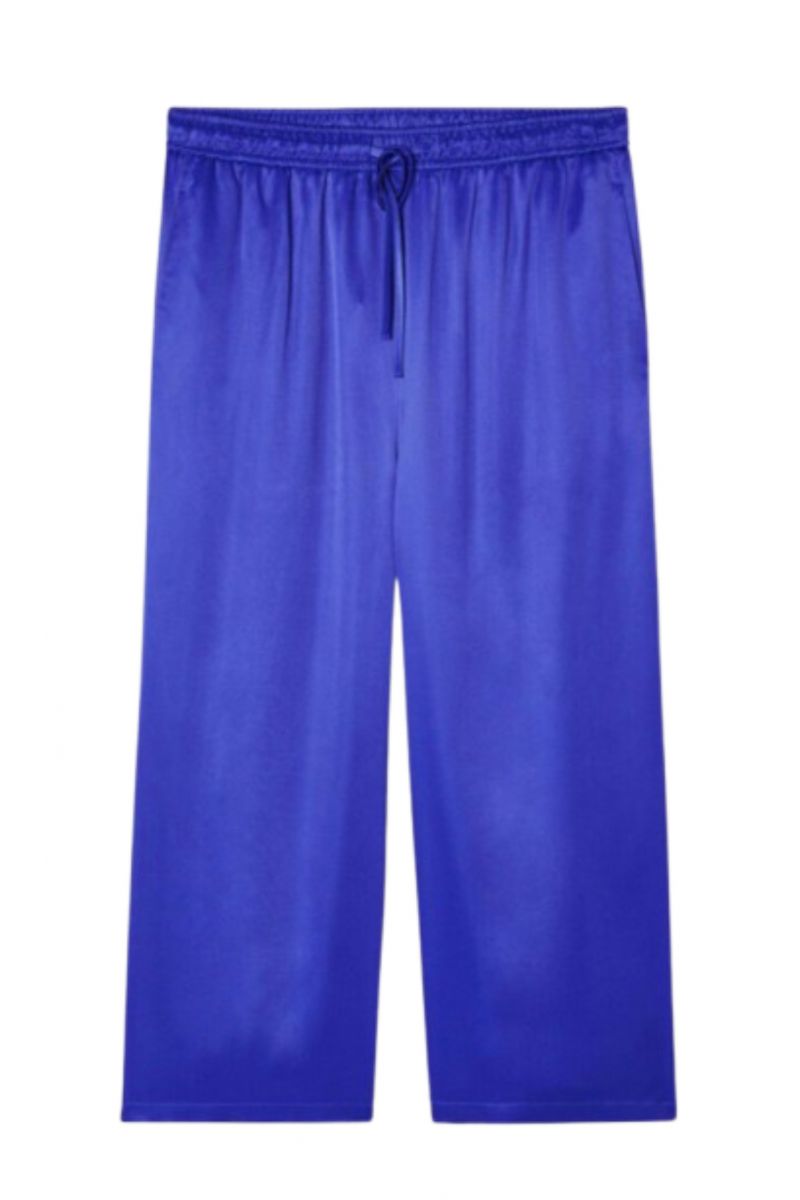 AMERICAN VINTAGE JOGGERS PANT 100% VISCOSE IRIS