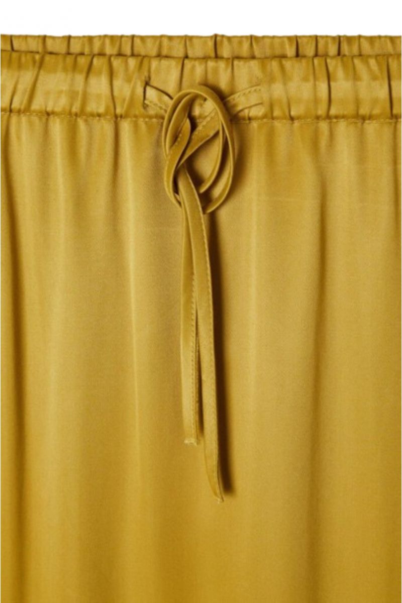 AMERICAN VINTAGE SKIRT 100% VISCOSE GOLDEN