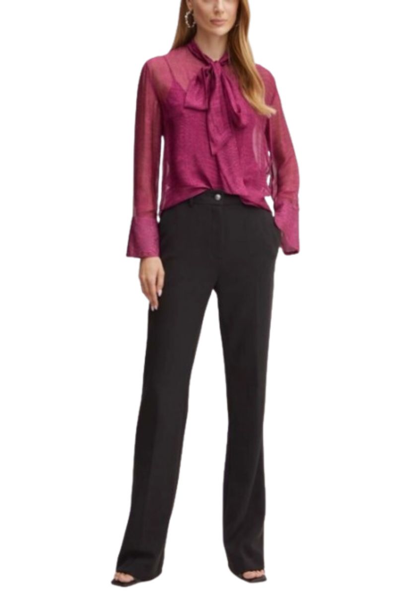 GUESS - NEW CARLA CREPE PANT BLACK - 357693