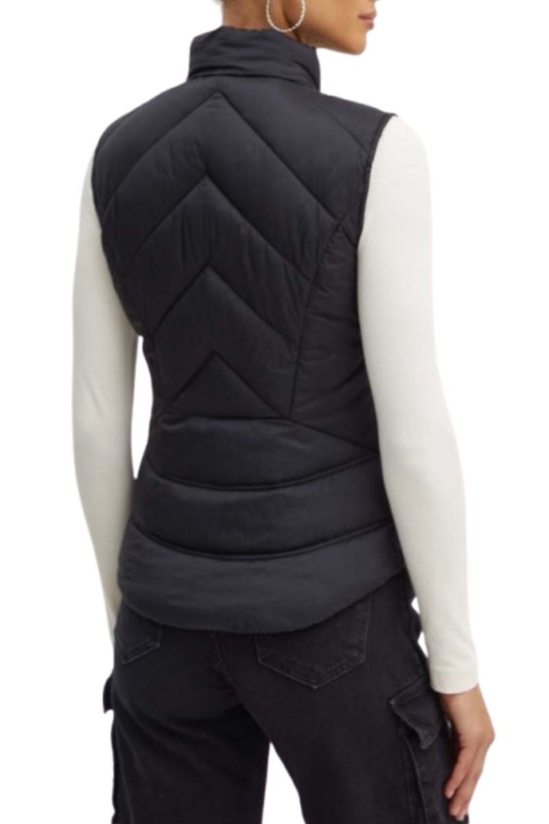 GUESS NEW GINGER VEST BLACK