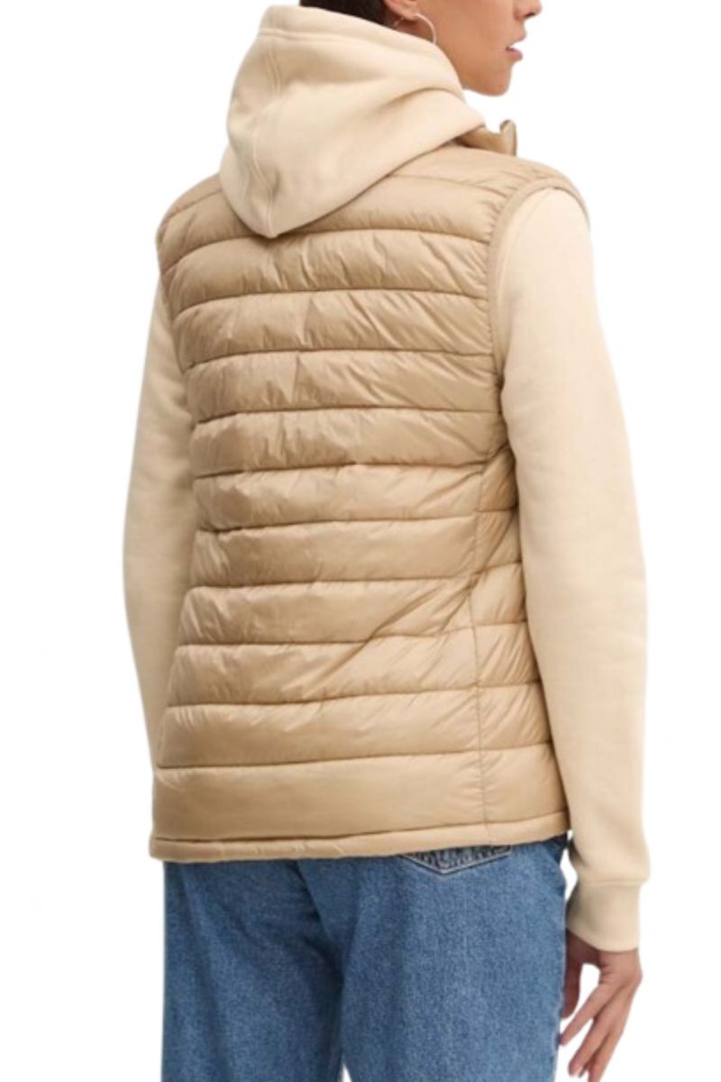 GUESS GJ PUFFER VEST LIGHT BEIGE