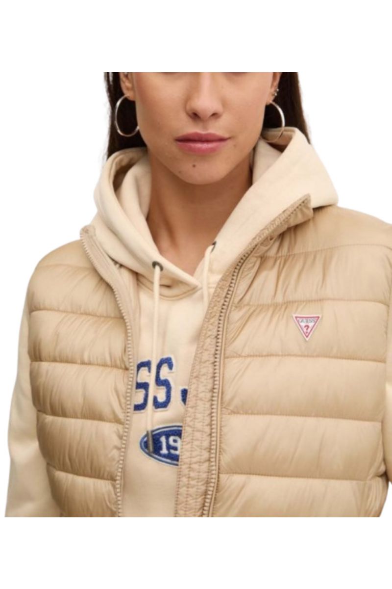 GUESS GJ PUFFER VEST LIGHT BEIGE