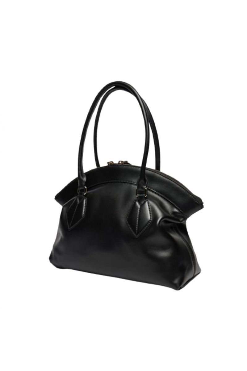 FURLA ERICA M TOTE 100% LEATHER NERO