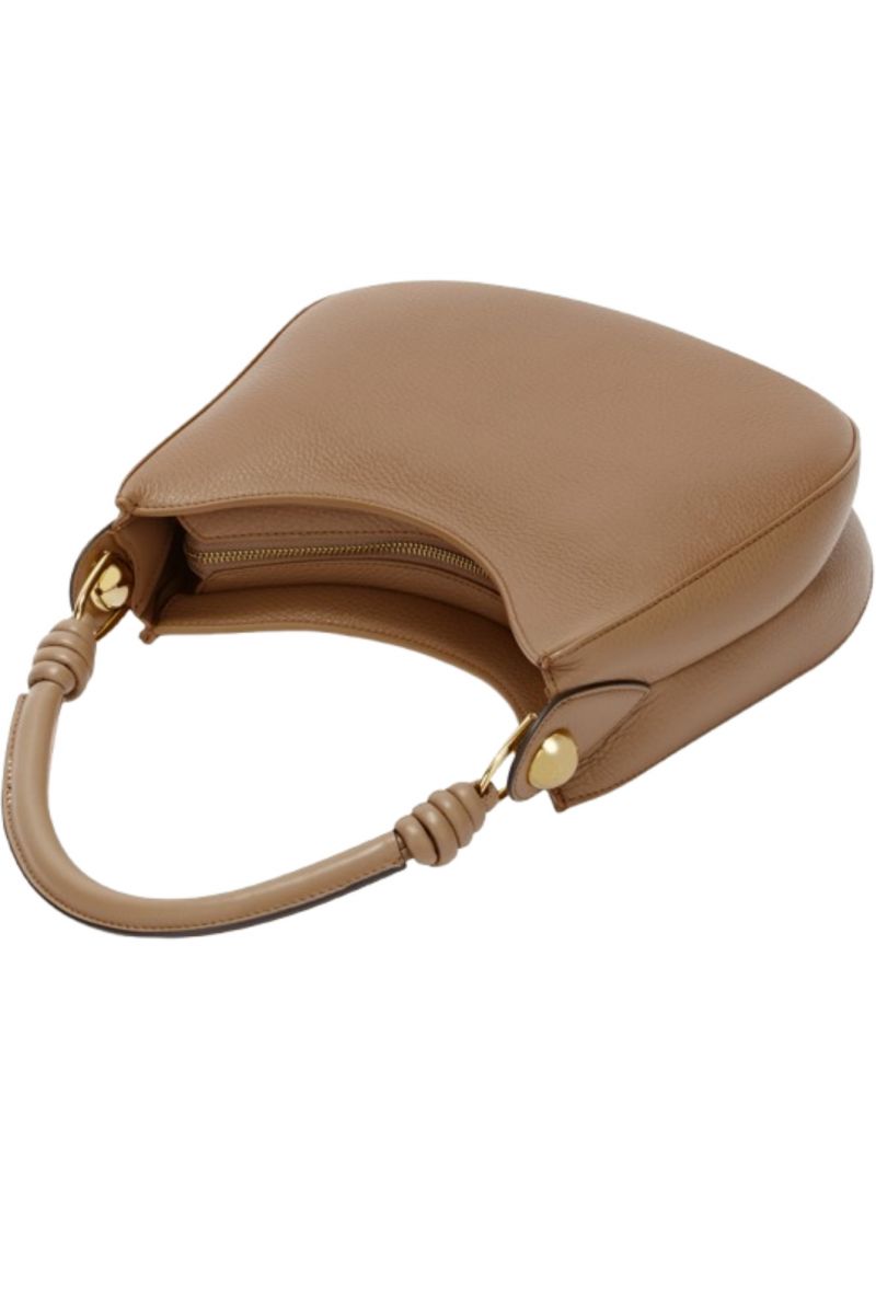 FURLA SFERA S HOBO 100% LEATHER DESERTO