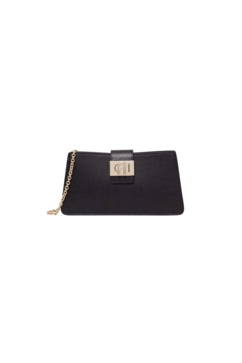 FURLA 1927 MINI CROSSBODY 100% LEATHER NERO