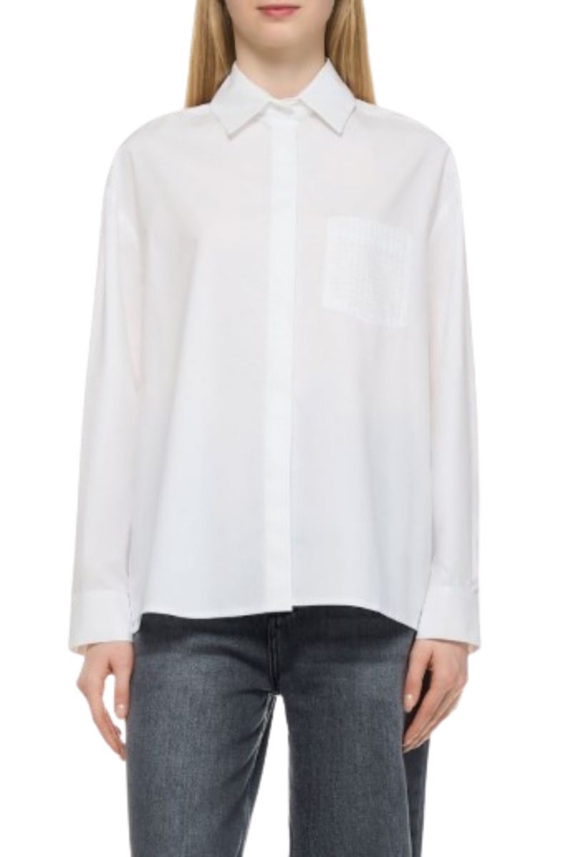 LIU JO WHITE WF4C59 CAMICIA OVER WHITE