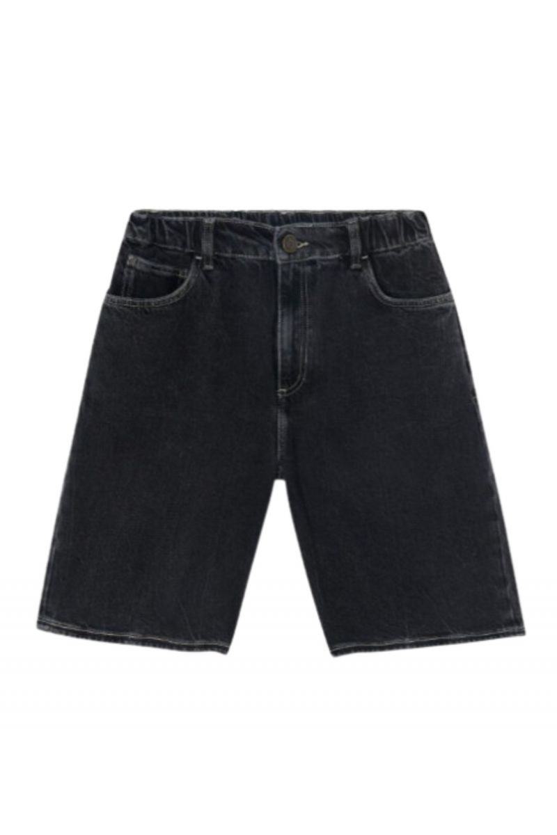 AMERICAN VINTAGE SHORTS Y0P09B_BLACK DENIM BLACK - 357622