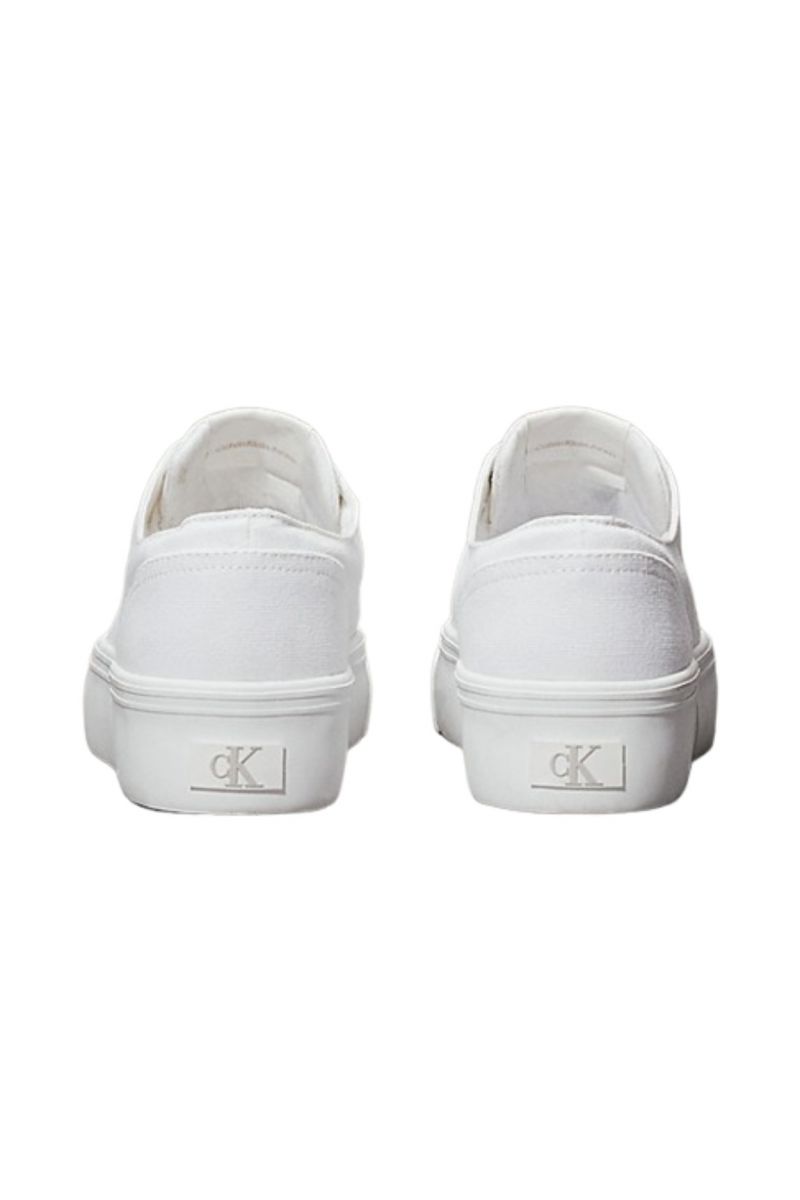 CALVIN KLEIN - VULC FLATFORM LOW CV MG WHITE-LOGO - 357653