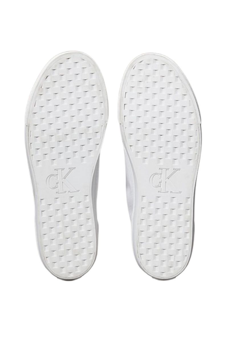 CALVIN KLEIN - VULC FLATFORM LOW CV MG WHITE-LOGO - 357653